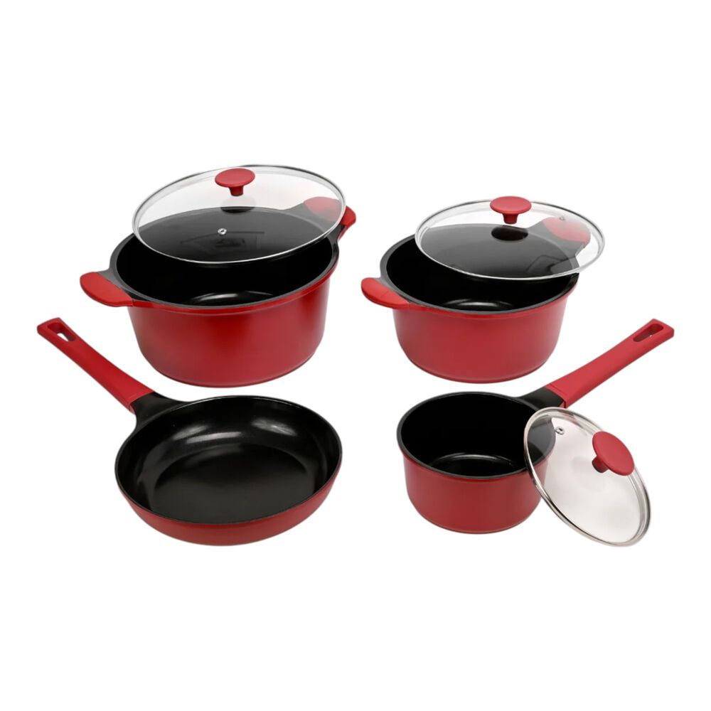 Pack Bater&iacute;a De Cocina Profesional Kw Berries 7 Piezas Aluminio Fundido image number 5.0