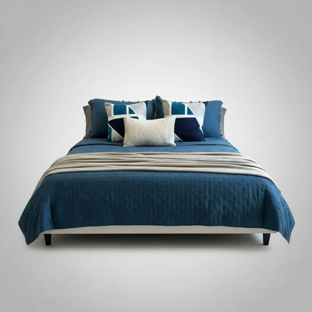 Set Renovaci&oacute;n Verano Dormitorio 6 Piezas -azul & Gris 2 Plazas image number 5.0
