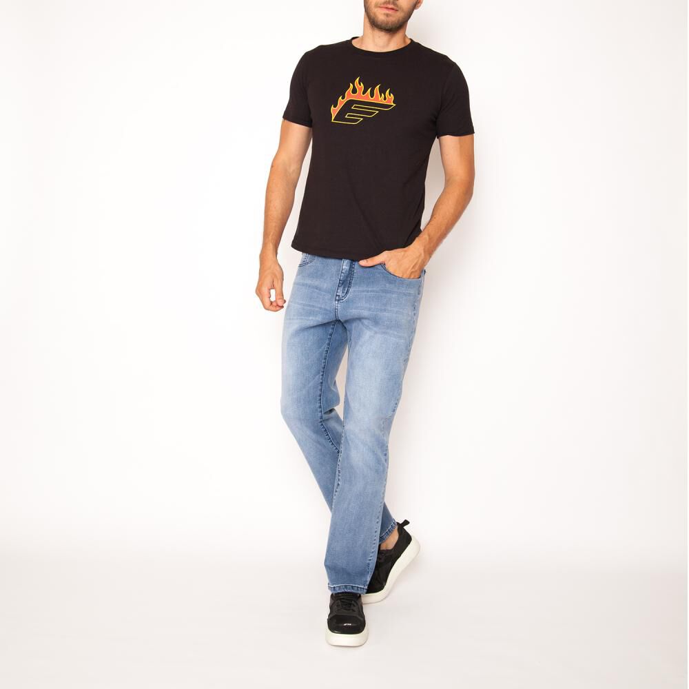 Jeans Tiro Medio Straight Hombre Ellus image number 1.0