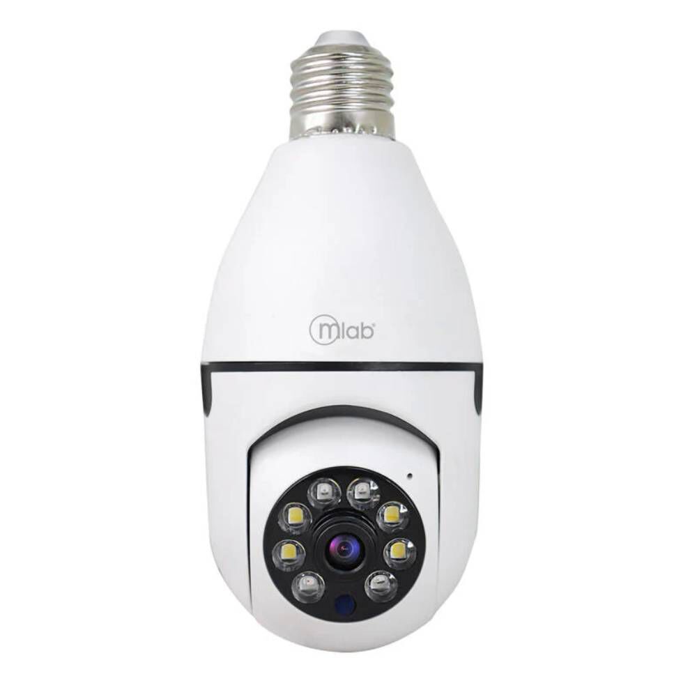 Camara De Seguridad Mlab Robotic E27 Wifi-dual Band 2.4 /5.0 Ghz image number 0.0