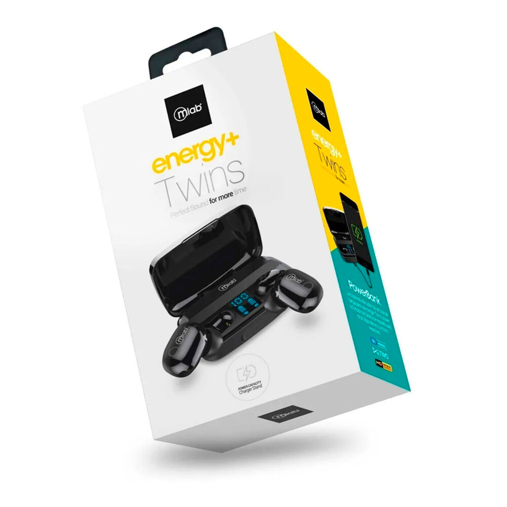 Audífonos Bluetooth Energy+ Twins Mlab 8971 In-ear image number 2.0