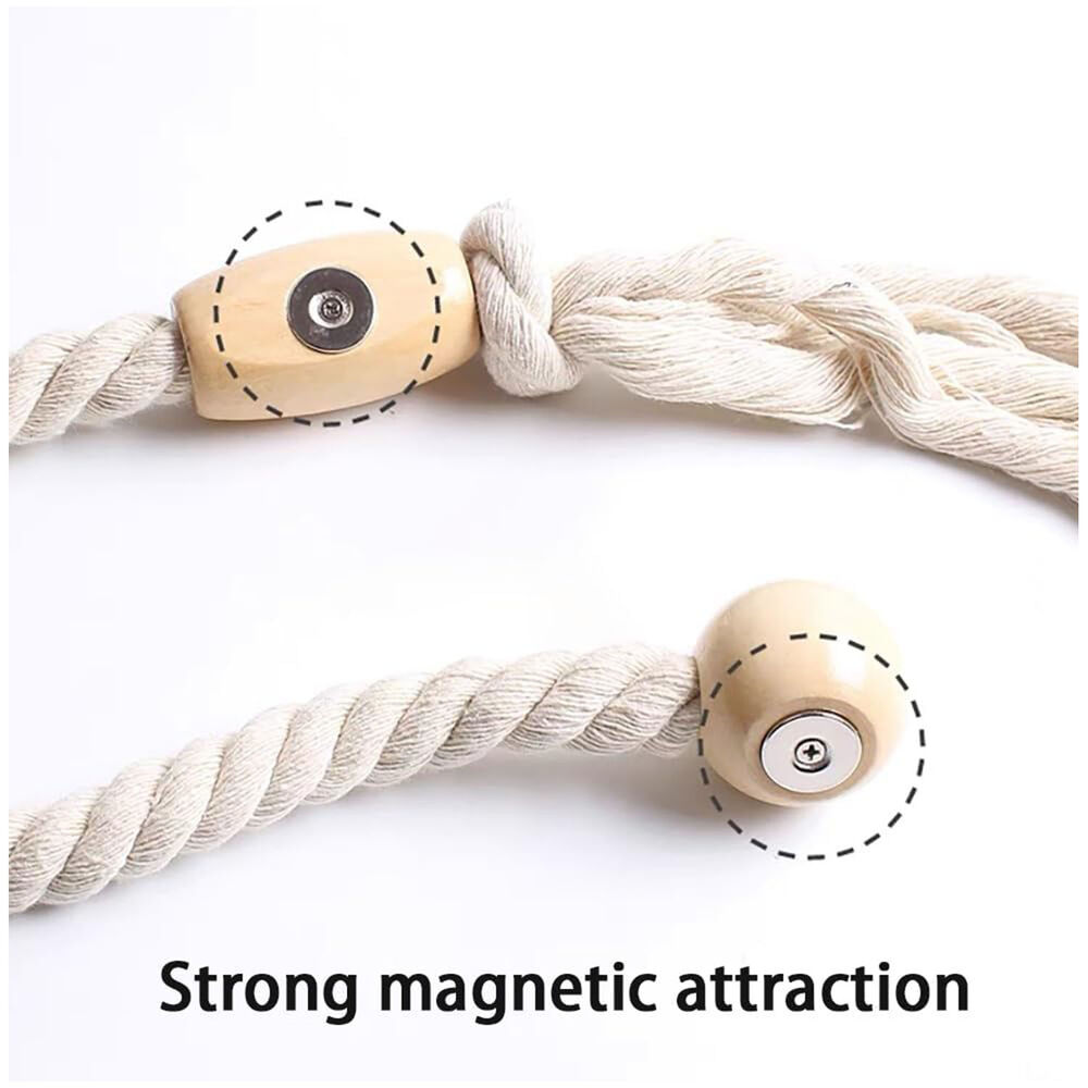 Pack De 02 Sujetadores - Abrazaderas Magneticas Para Cortinas Md02 image number 2.0