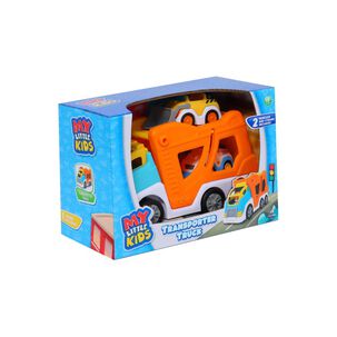 Camion Transportador Con 2 Autos Y Figura Happy Line