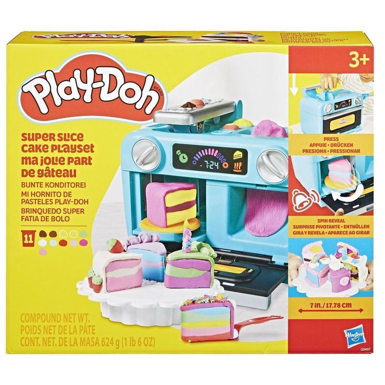 Set Masa Moldeable Play-doh Mi Hornito De Pasteles image number 0.0