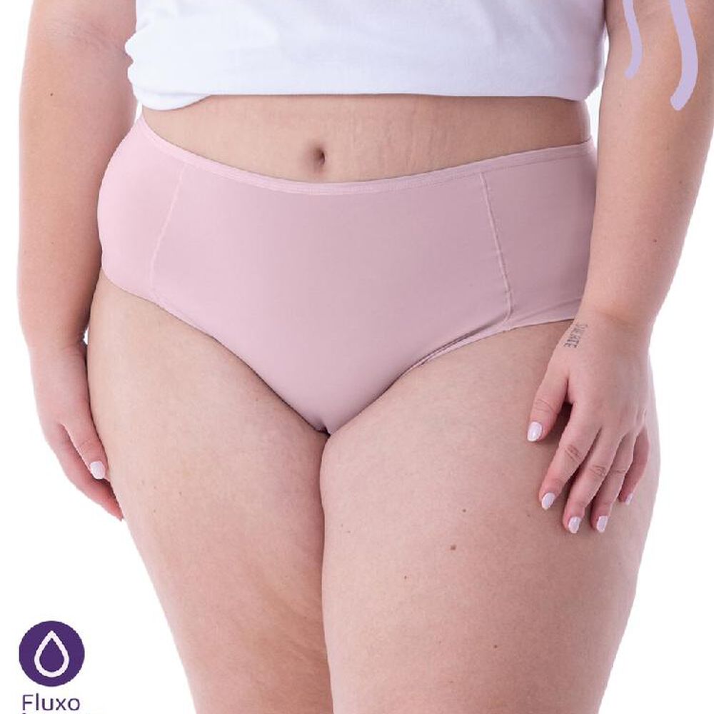 Calzón Menstrual Absorbente Plus Size Flujo Alto Palo Rosa 2rios image number 2.0