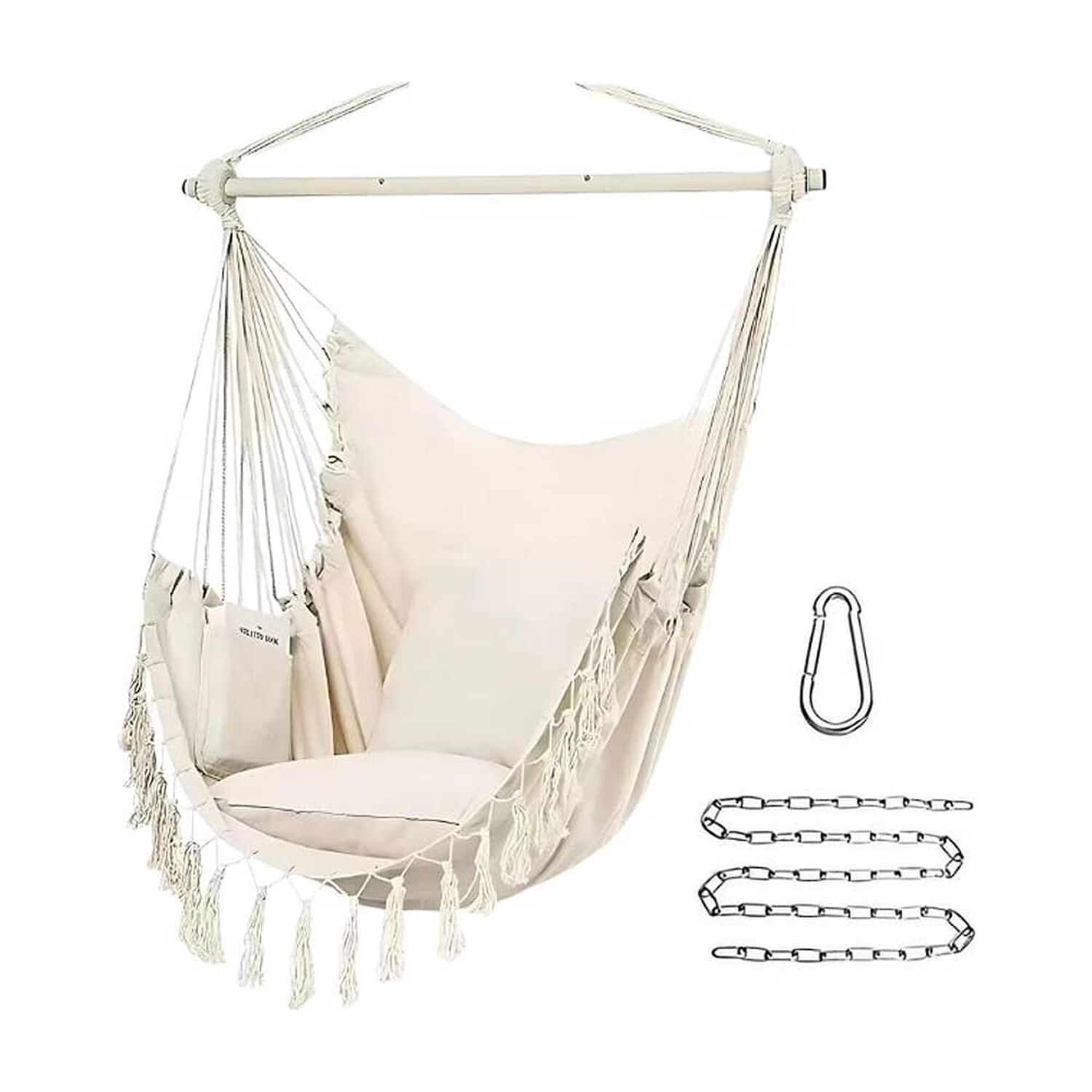 Silla Hamaca Colgante Elegante Estilo Boho Moderna image number 1.0