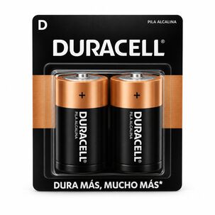 Pila Duracell D Alcalina Extra Duraci&oacute;n