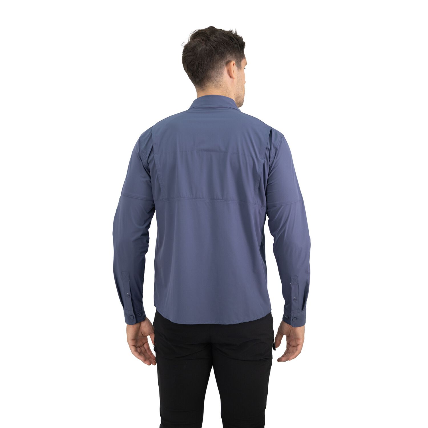 Camisa Hw Antakari Spandex Azul image number 3.0