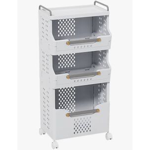 Cesta De Ropa Con Ruedas Cajas Organizador Para Ba&ntilde;o