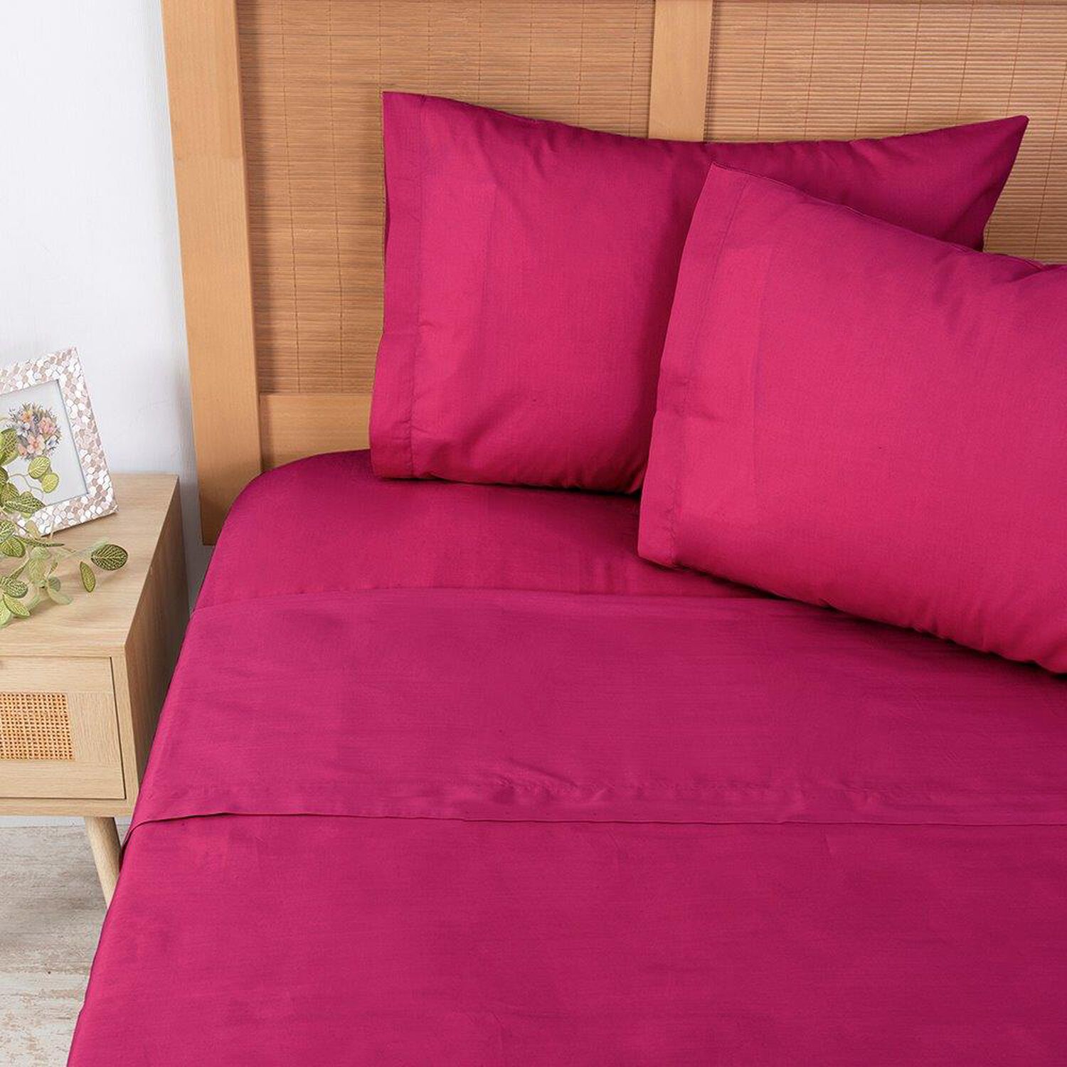 Sabana 144 Hilos King Fucsia image number 0.0