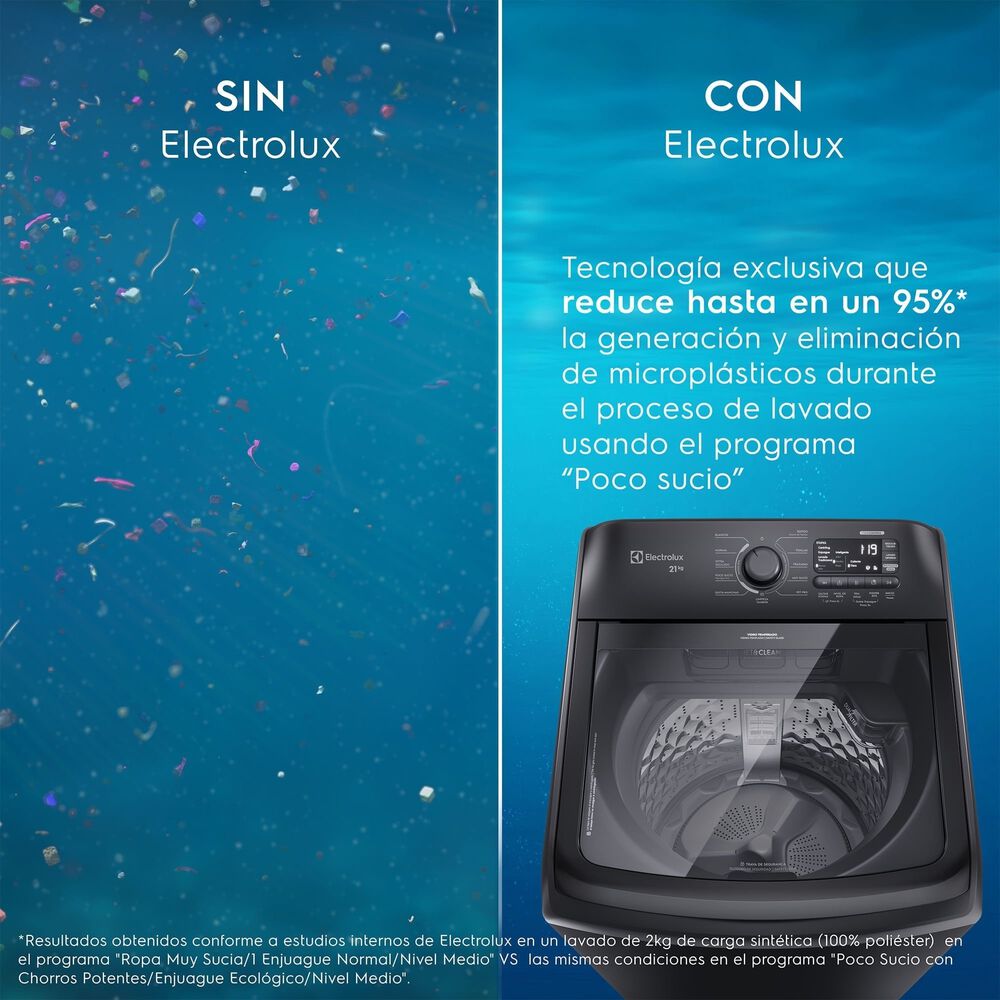 Lavadora Autom&aacute;tica 21kg Carga Superior Expert Leb21 Negra image number 9.0