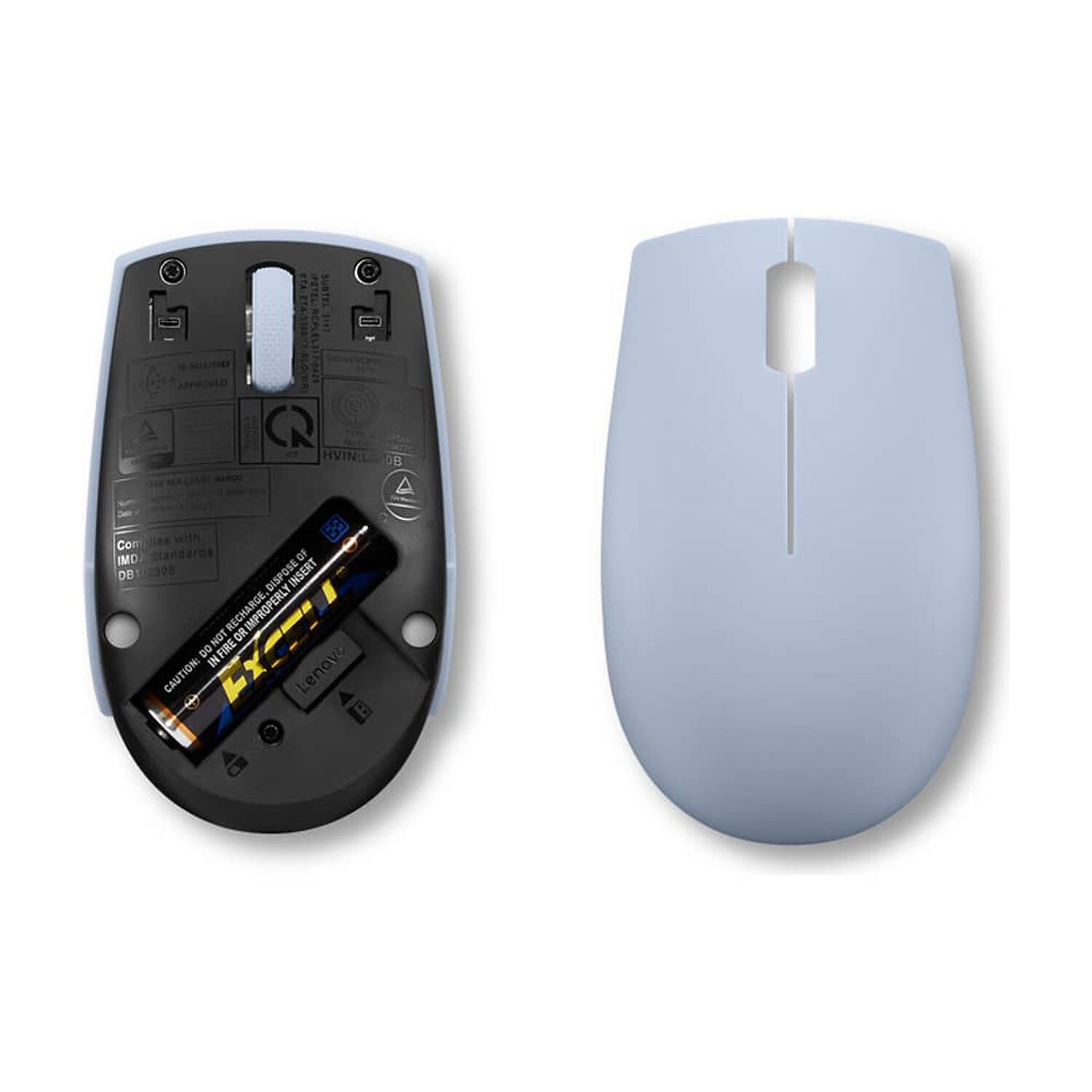 Mouse Lenovo 300 Wireless Compact - Frost Blue image number 3.0