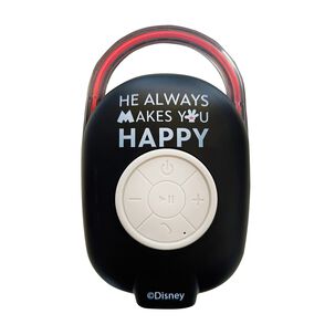 Parlante Portatil Bluetooth Mickey Mouse 5w Clip Luz Disney