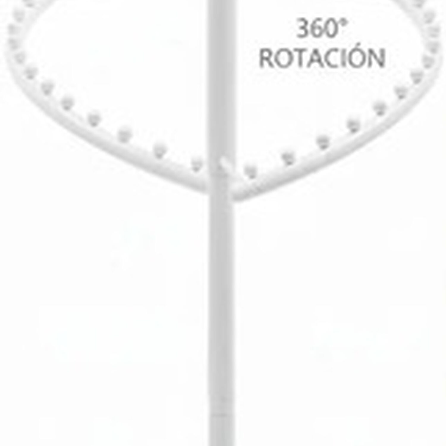 Perchero Colgador Exhibidor Espiral Mp Color Blanco image number 4.0