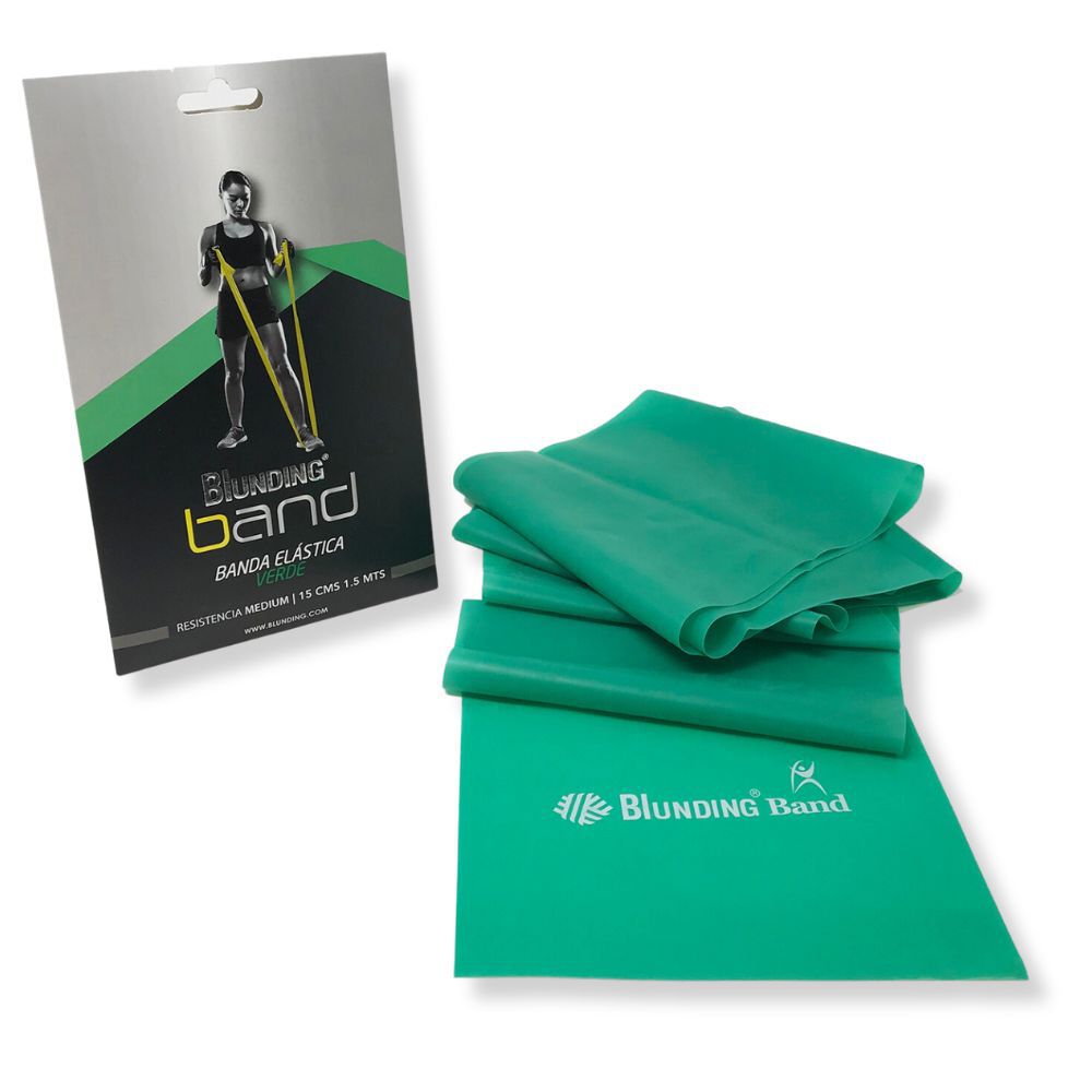 Banda Elástica Para Ejercicio (sachet 1,5 Mts) - Blunding Color Verde image number 0.0