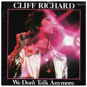 Cliff Richard - We Don't Talk Anymore | 7" Single Usado
