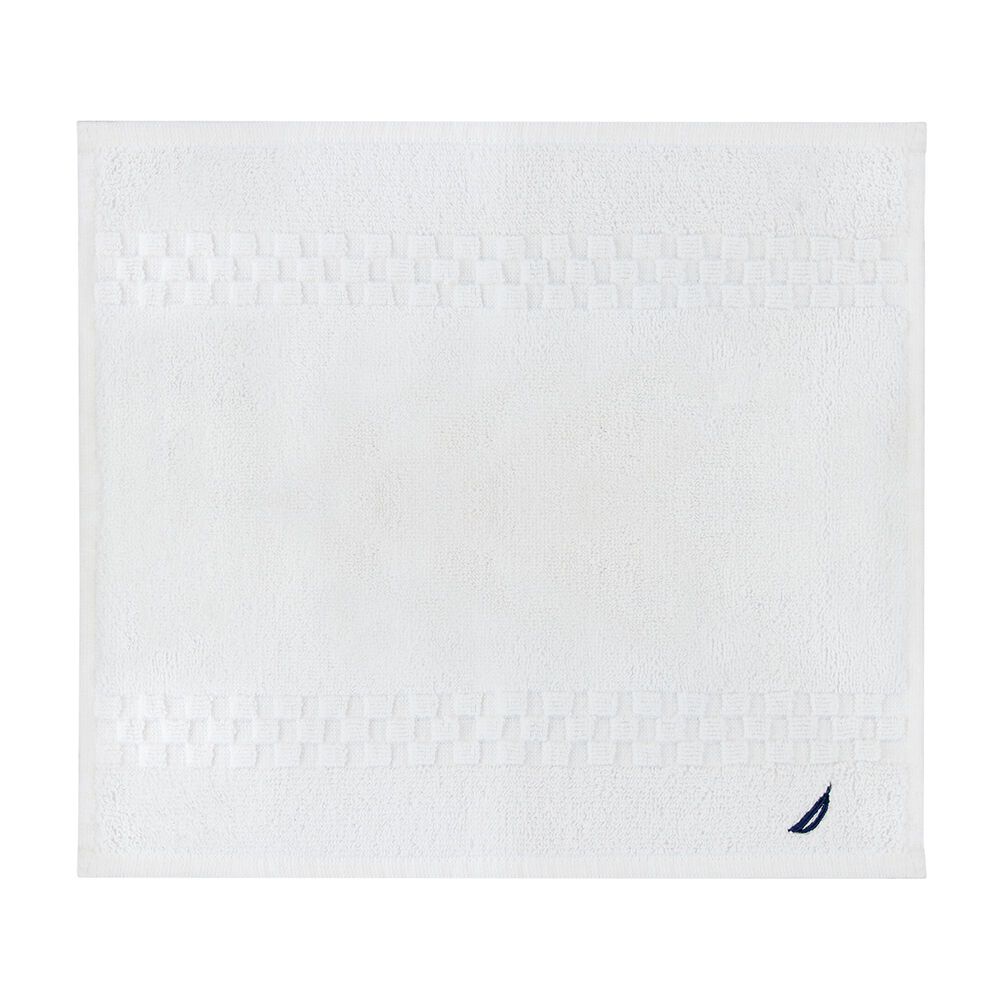 Set 4 Toallas Nautica Signature Cara+mano+cuerpo+piso 100% Algod&oacute;n Alta Calidad Blanco image number 3.0
