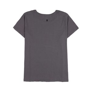 Polera Print Delantero Fozalizado Manga Corta Cuello Redondo Mujer Kimera