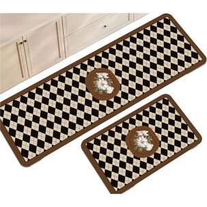 Set 2 Alfombra De Goma Para Cocina Piso Antideslizante Acg-17