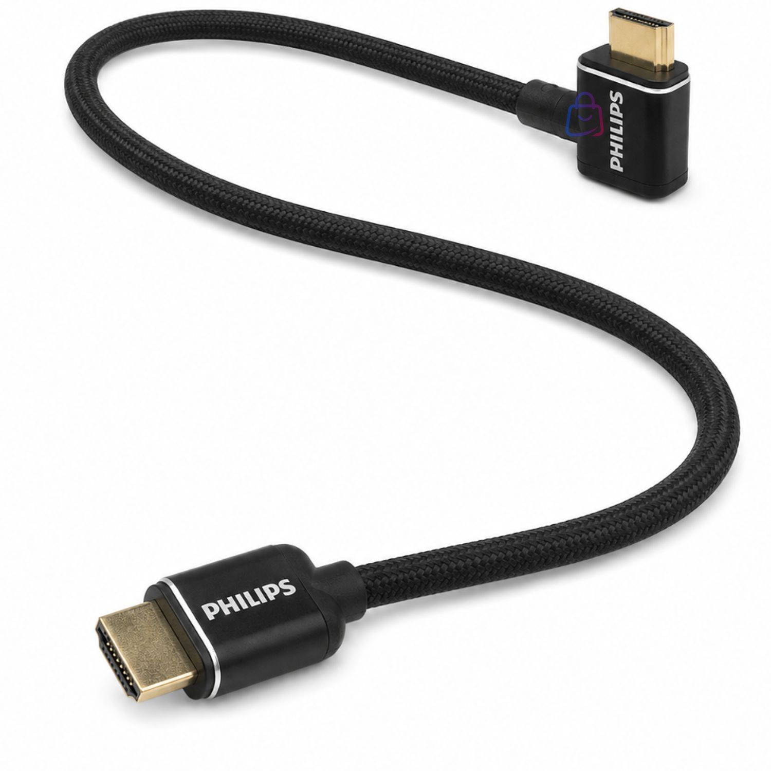 Cable Philips Hdmi 4k 60hz 90 Grados Home Theater - Ps image number 3.0