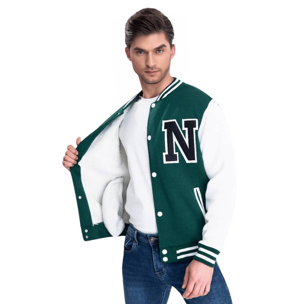 Chaqueta Poleron Universitaria Hombre Nigeria image number 3.0