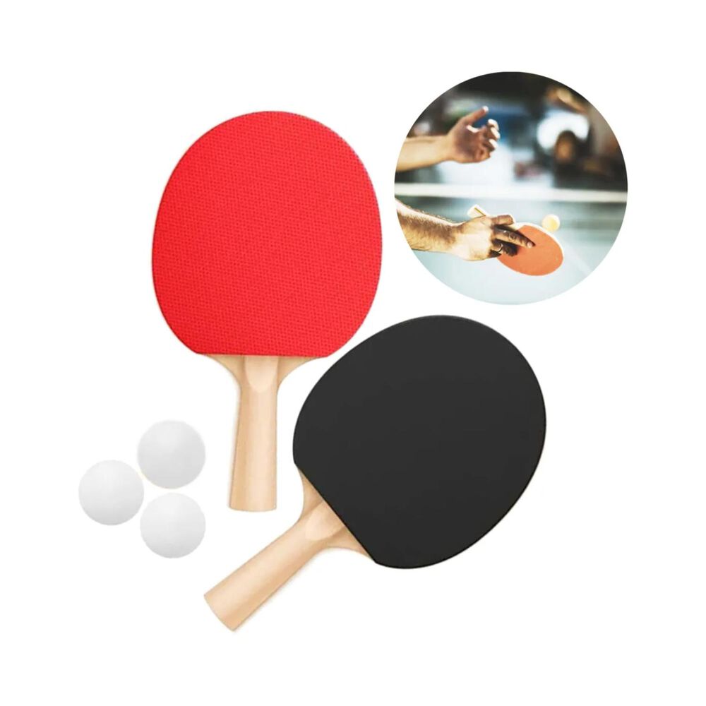Juguete Pack 2 Paletas De Ping Pong Con 3 Pelotas Infantil image number 1.0