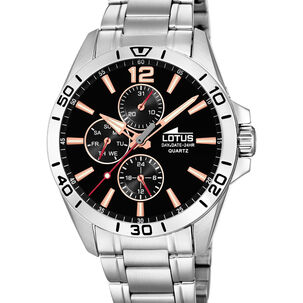 Reloj 18812/6 Lotus Negro Hombre Multifuncion