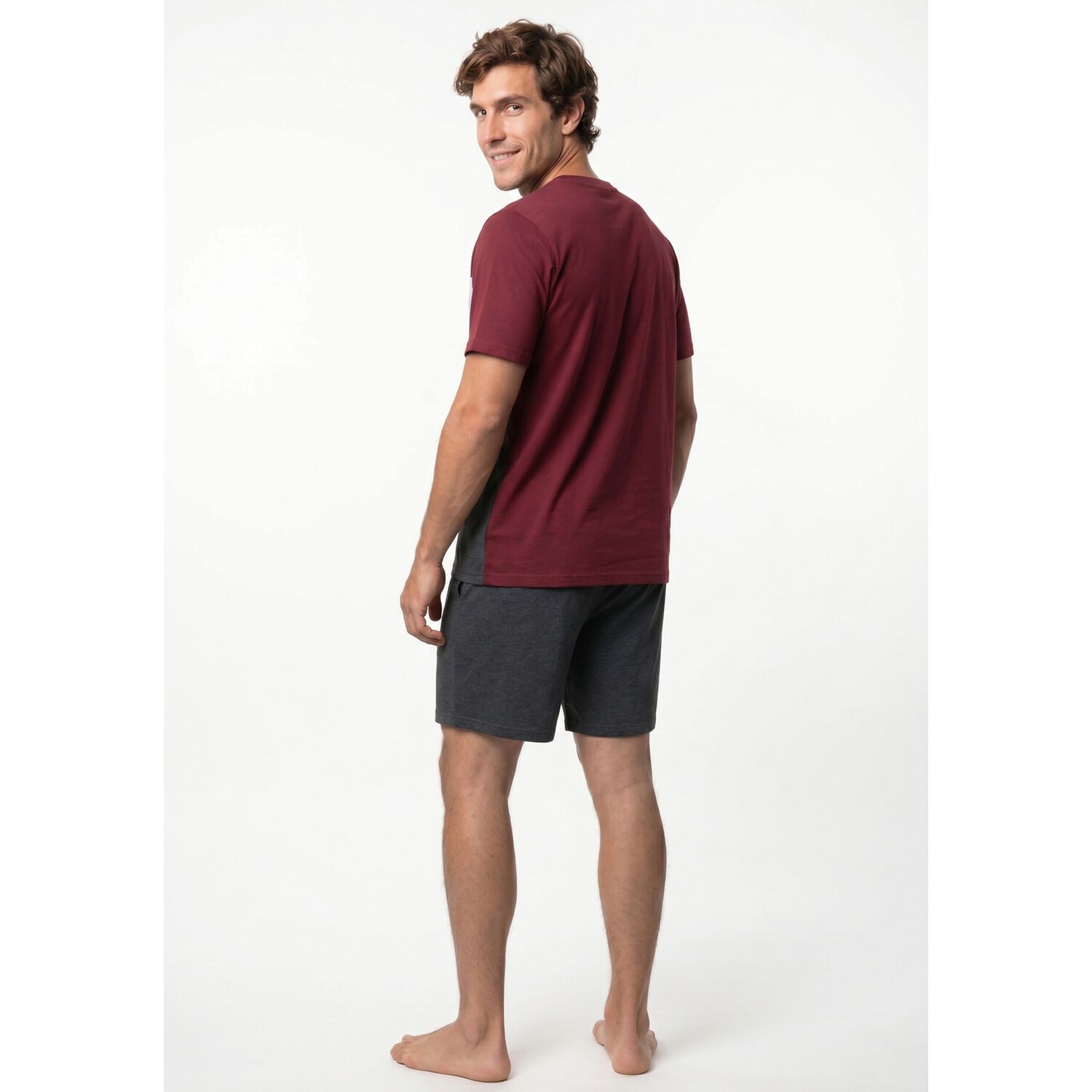 Pijama Hombre Verano 2 Piezas Algod&oacute;n Kayser 770825-gri image number 1.0