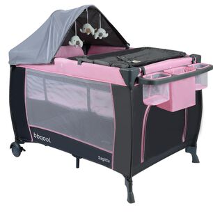 Cuna Playard Sagitta Rosado