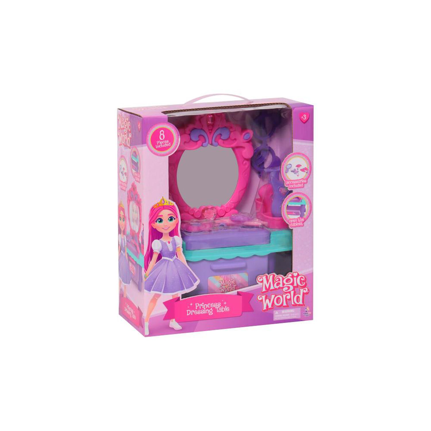Juego De Tocador 8pzas Happy Line image number 1.0
