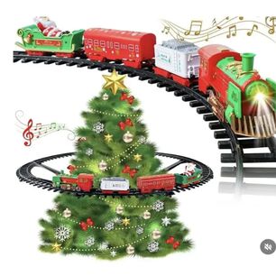 Tren Navidad A Pilas 89cm.