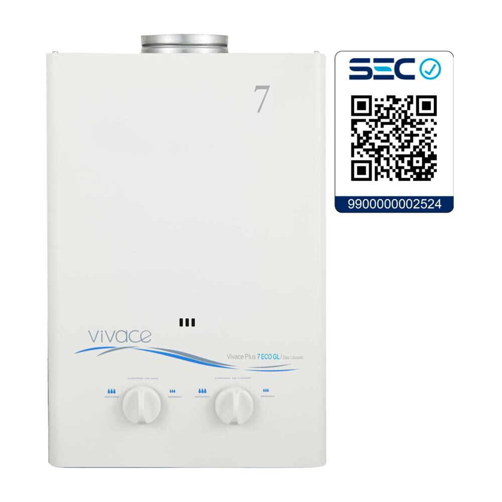 Calefont Vivace 7 ECO GL / Gas Licuado / 7 Litros image number 0.0