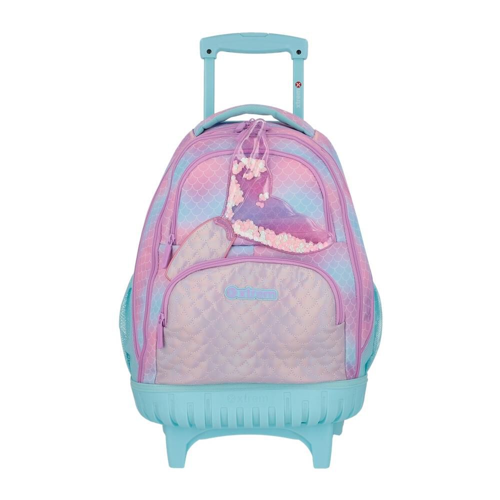Mochila Con Ruedas Xtrem Cross 6xt Sirena Lila image number 0.0