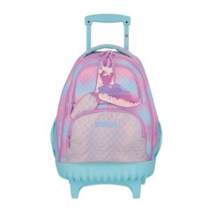 Mochila Con Ruedas Xtrem Cross 6xt Sirena Lila