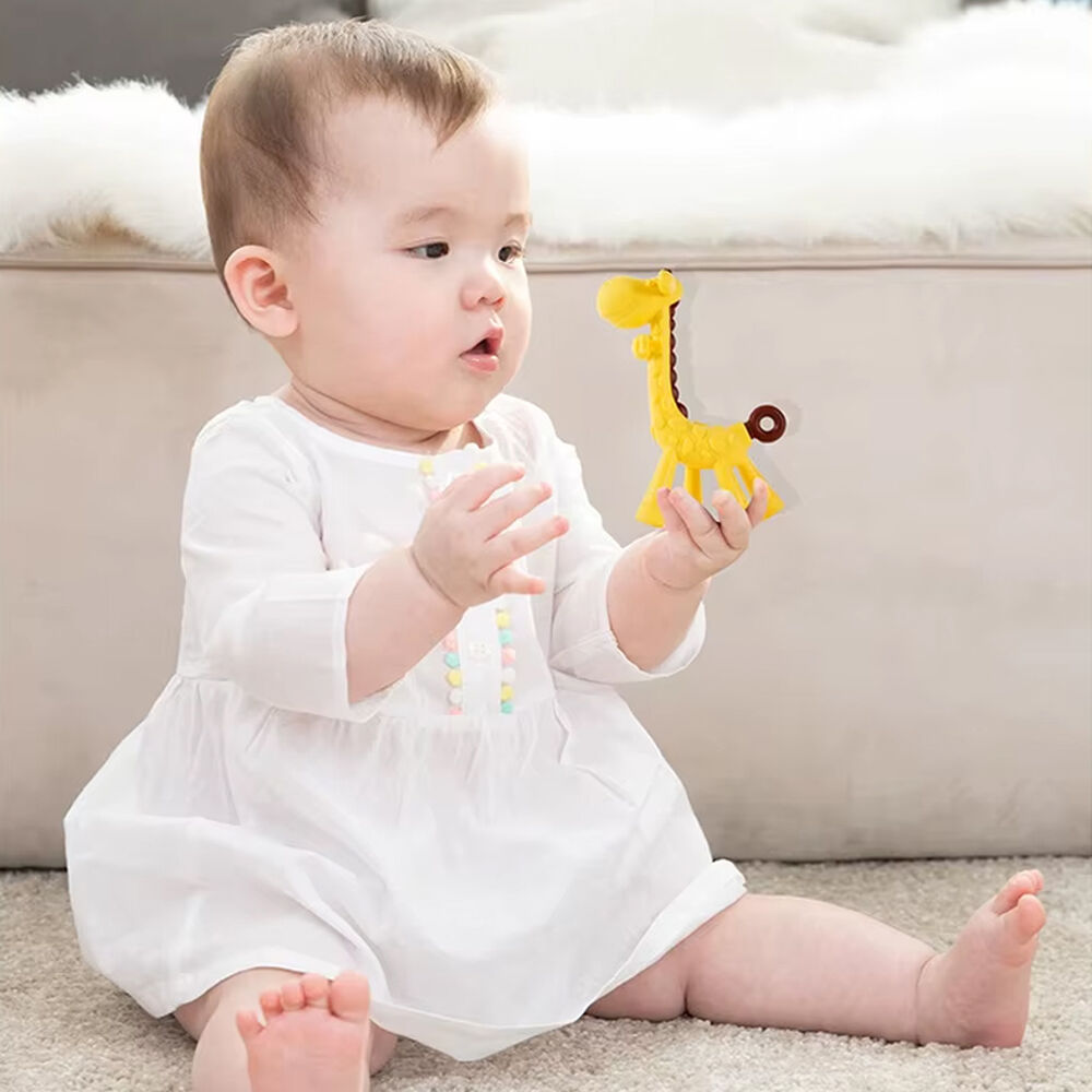 Mordedor Jirafa De Silicona Para Bebe Para Calmar Denticion image number 4.0