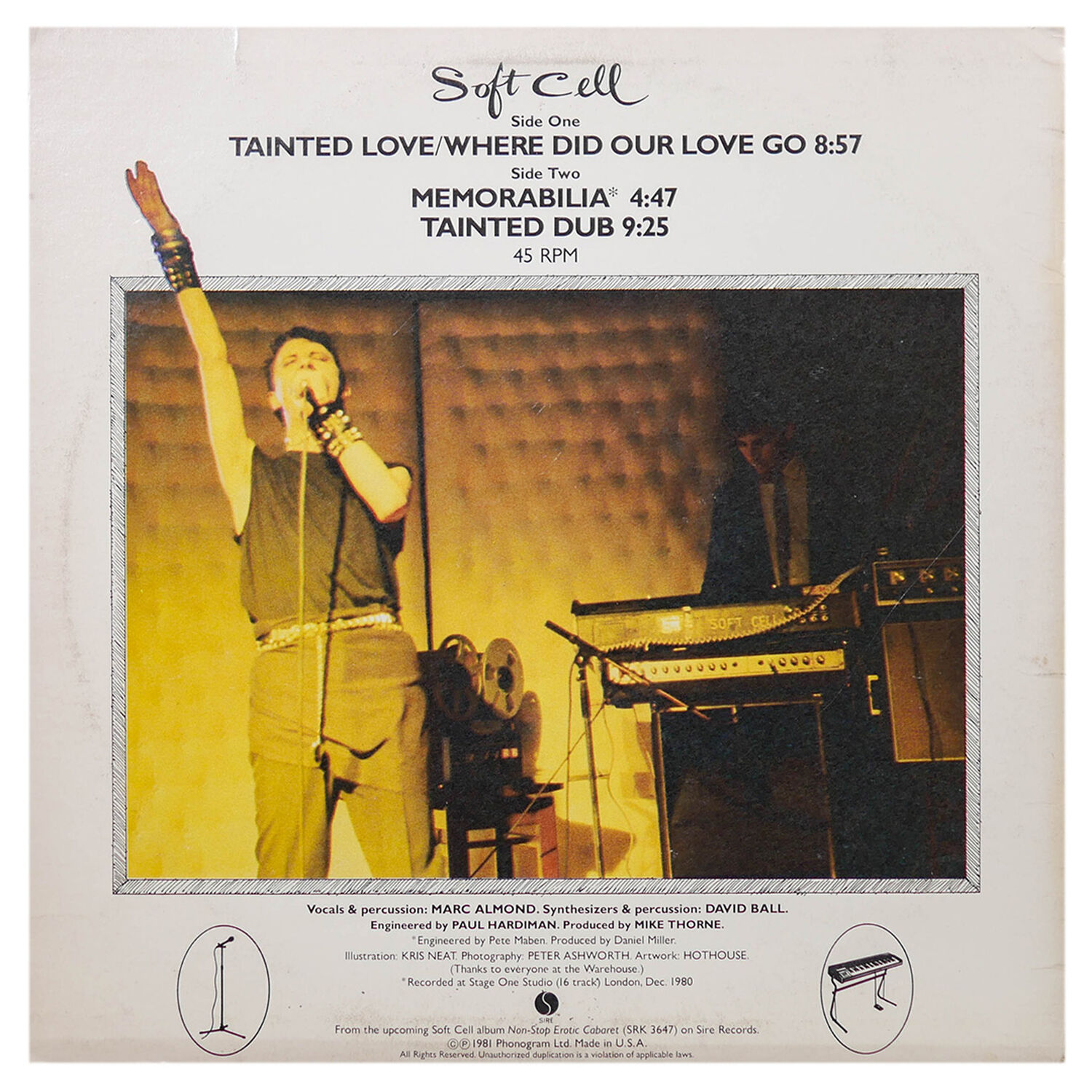 Soft Cell - Tainted Love/where Did Our Love Go | 12" Maxi Single Usado image number 1.0