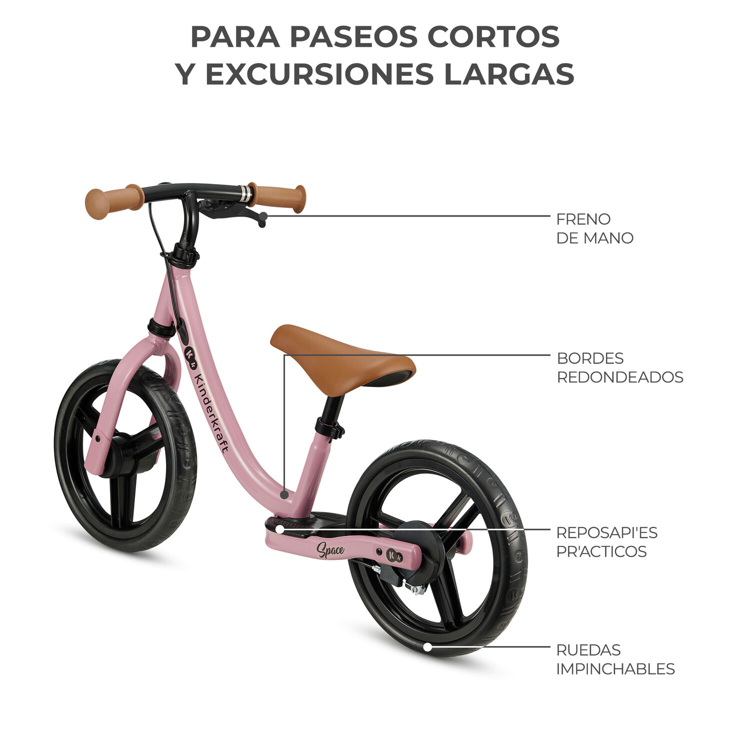 Bicicleta De Balance Space Dark Pink image number 3.0