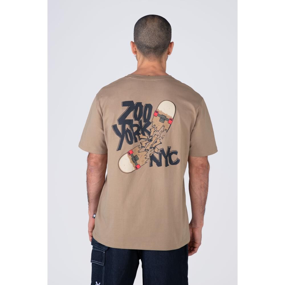 Polera Manga Corta Cuello Redondo Hombre Zoo York image number 3.0