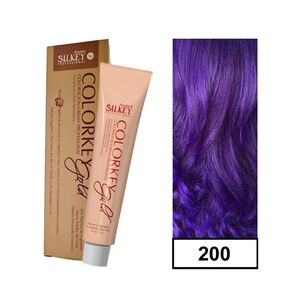 Colorkey Gold - Tintura Permanente Efecto 3d Pigment Silkey 60gr + Oxidante - 200 Violeta