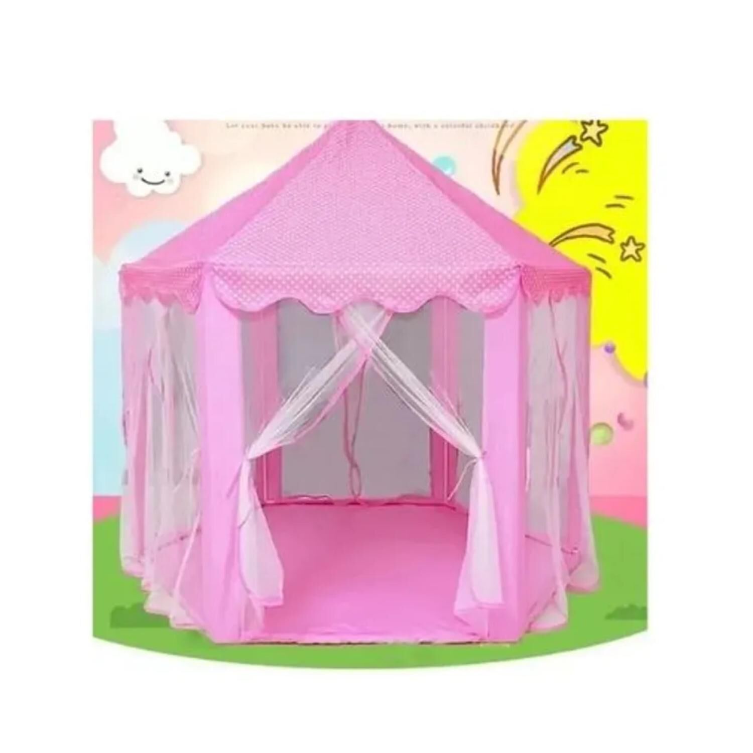 Juguete Carpa Castillo Princesas 135x140cm Rosado Infantil image number 2.0