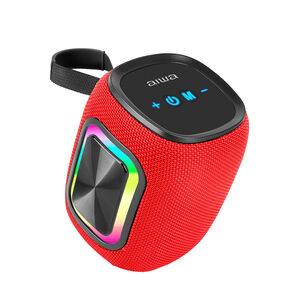Parlante Bluetooth Inal&aacute;mbrico Aiwa 12w Radio Fm Luz Rgb Aw-kb61