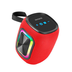 Parlante Bluetooth Inal&aacute;mbrico Aiwa 12w Radio Fm Luz Rgb Aw-kb61