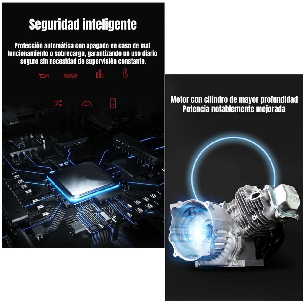 Generador El&eacute;ctrico A Gasolina Ohv 3500w Hd Amarillo image number 2.0