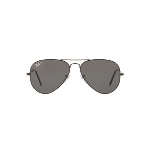 Lentes De Sol Aviator Large Metal Black Polarizados Ray-ban
