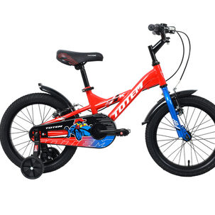 Bicicleta Totem Infantil Aro 16 Rock-x Color Rojo