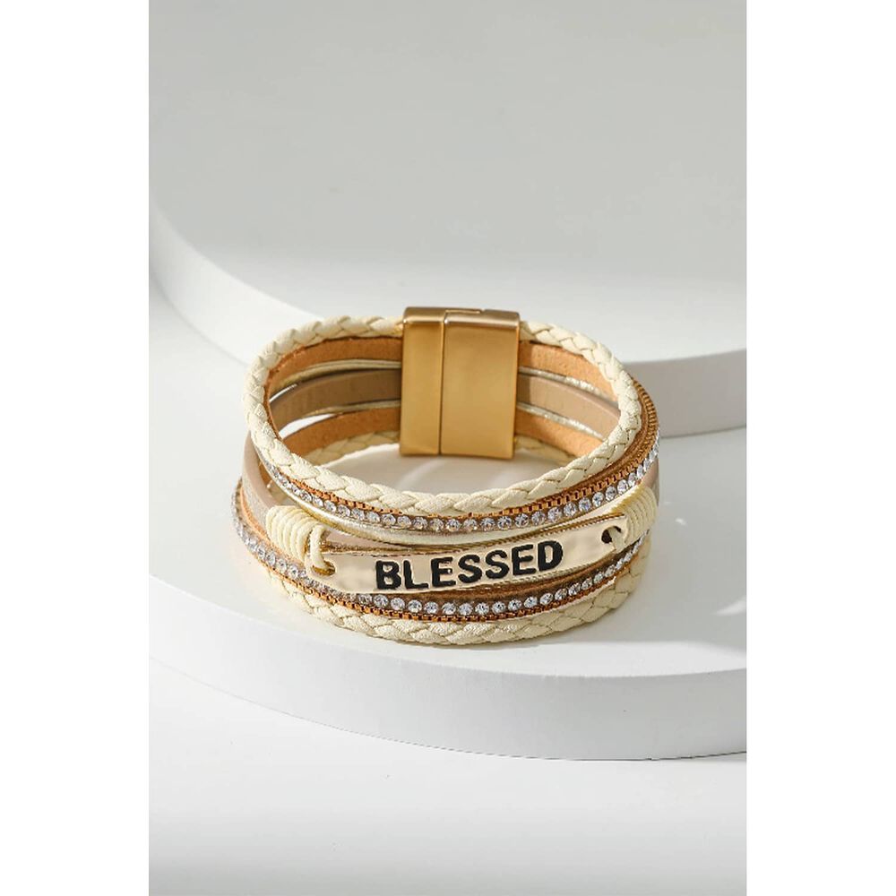 Pulsera Brazalete En Capas Blessed Gloriahoon image number 2.0