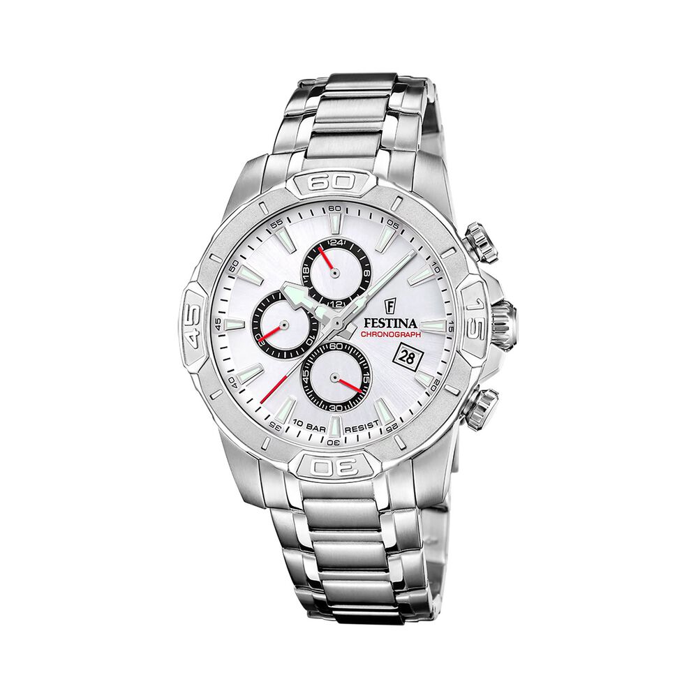 Reloj F20704/1 Festina Blanco Hombre Timeless Chronograph image number 0.0
