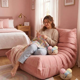 Sof&aacute; Puff Individual Tipo Togo Sill&oacute;n Ergon&oacute;mico 97x75cm