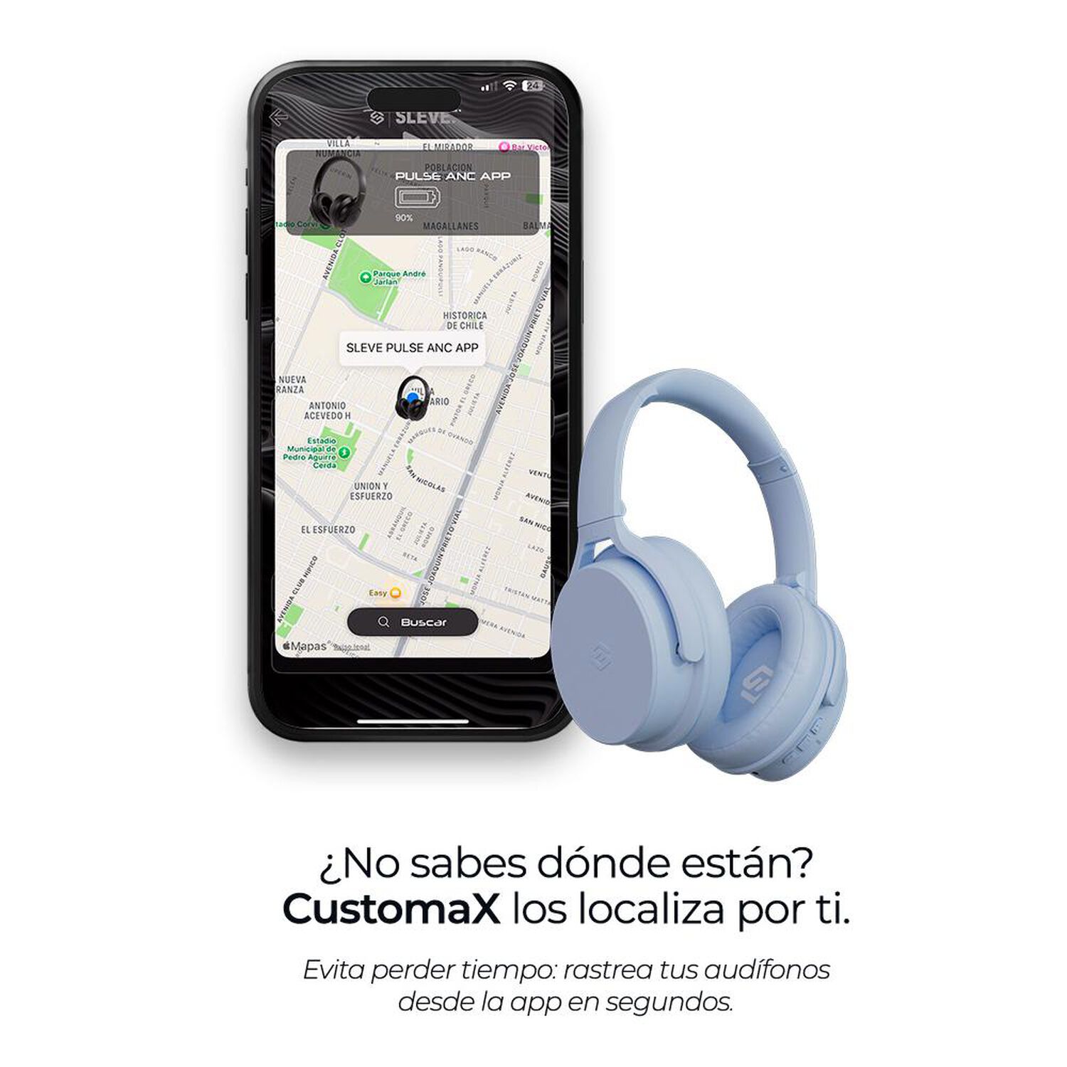 Aud&iacute;fonos Sleve Evo 2Gen Sky Blue image number 7.0