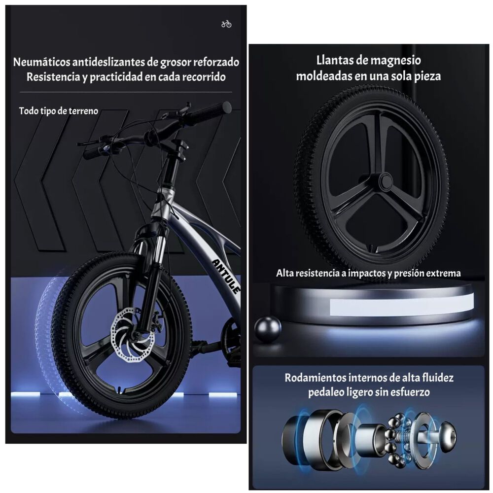 Bicicleta Infantil 6-8 A&ntilde;os Aro 18 City Lubabycas image number 3.0